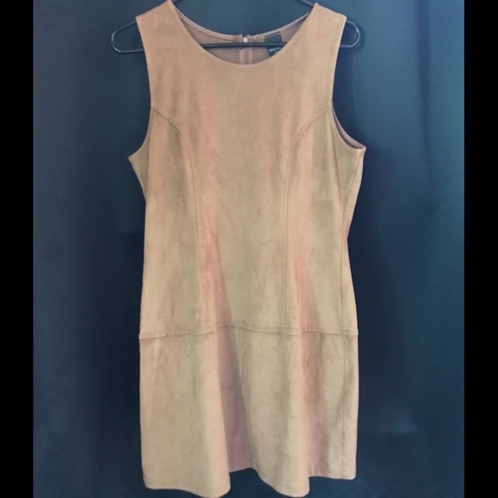 Tan Faux Suede dress